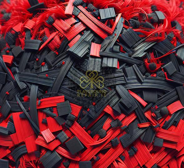 rubber-mulch-red-black