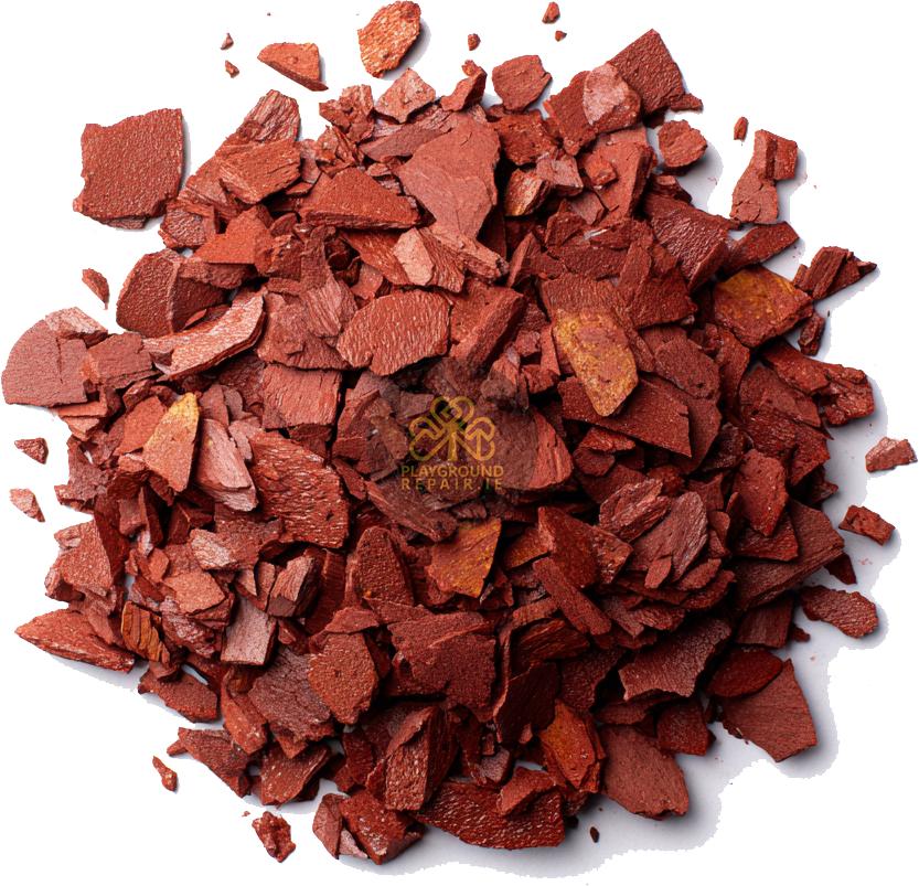 rubber-mulch-red