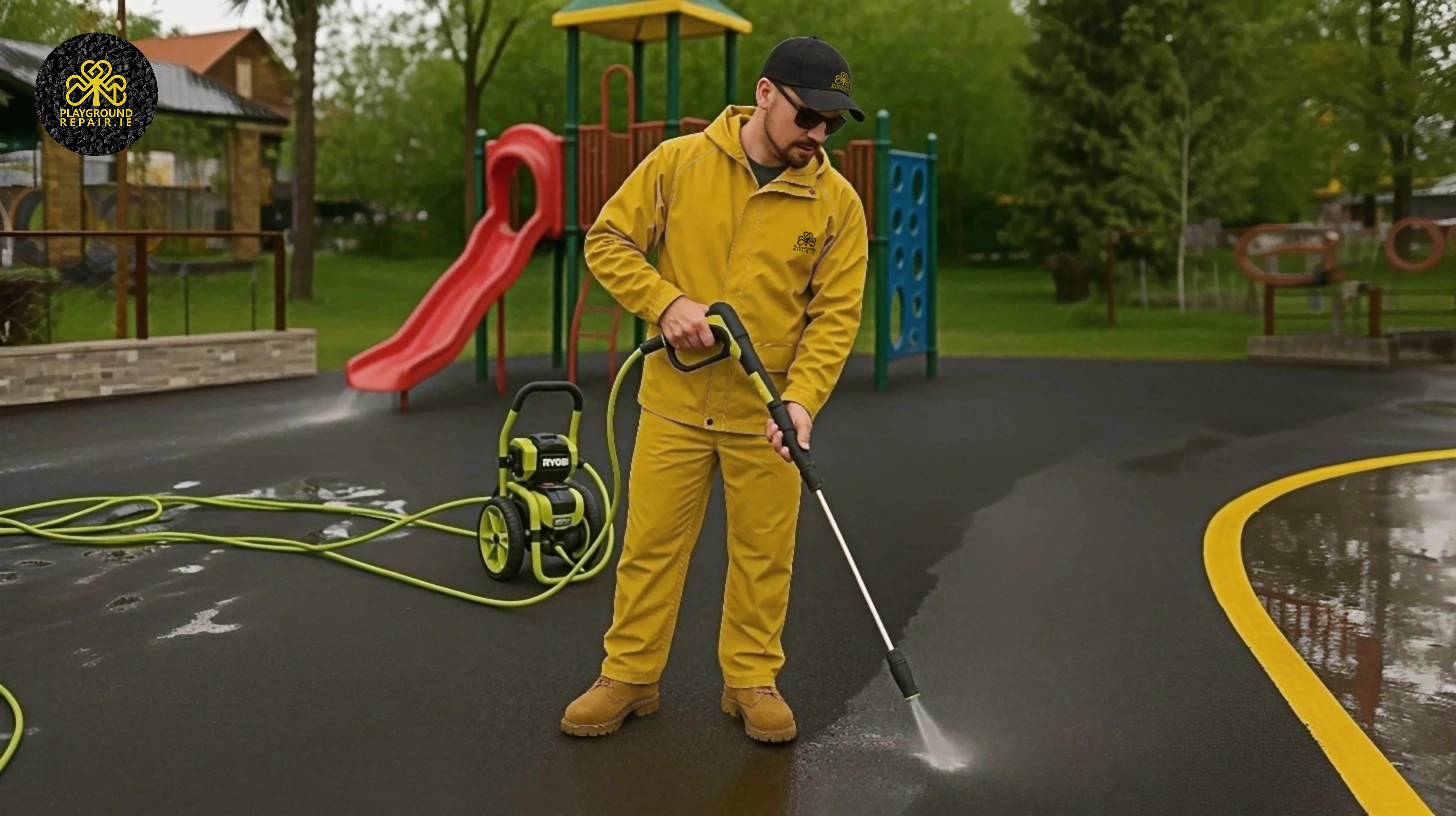 Playground Wetpour Repair Cleaning
